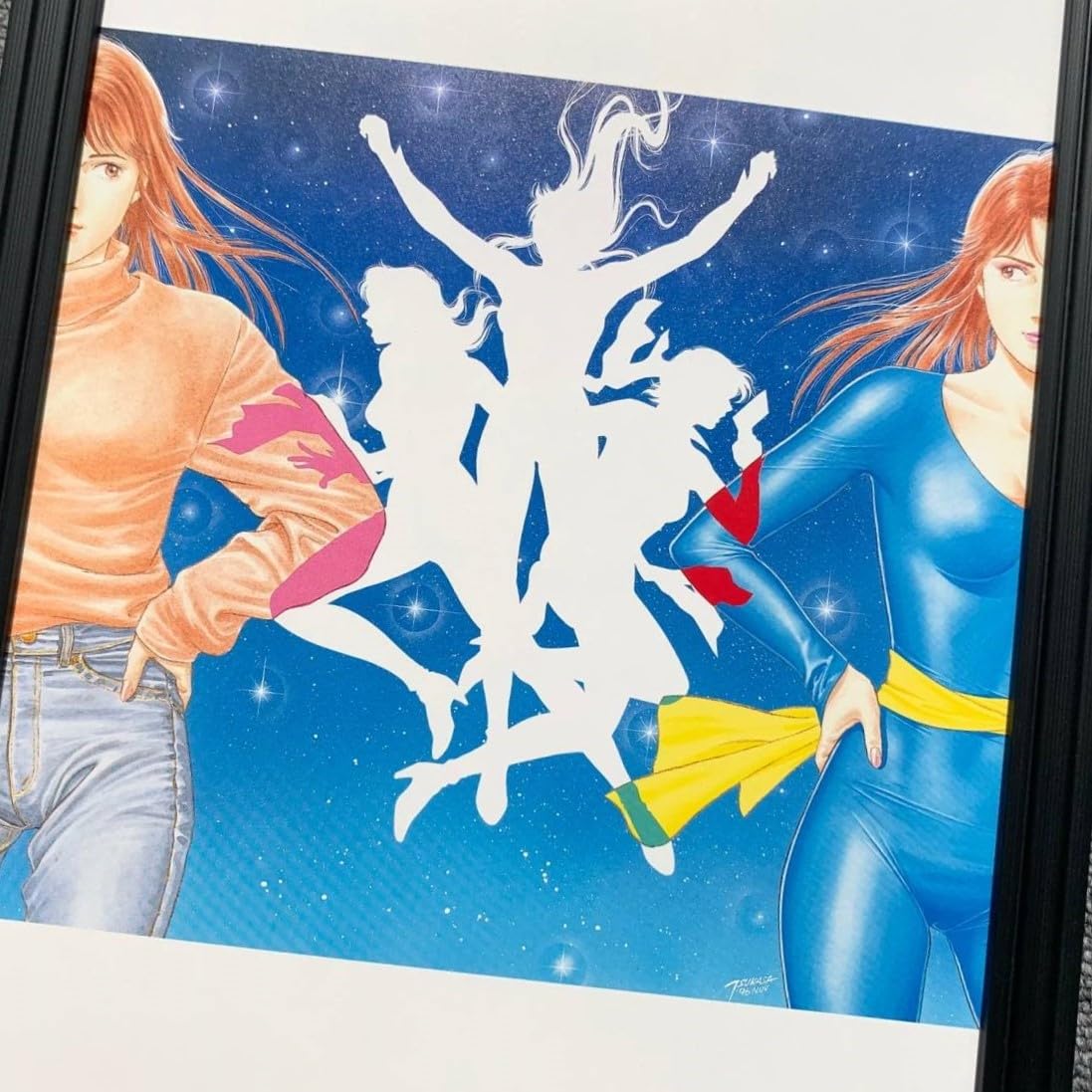 Amazon.co.jp: 北条司『CAT'S EYE キャッツ アイ 1996』A4サイズ